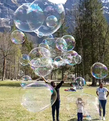 Spectacle de bulles de savons